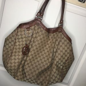 Authentic Large Gucci Sukey Bag